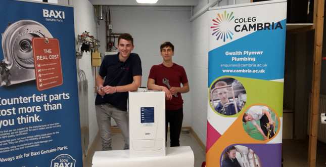 Baxi donates boilers to college image