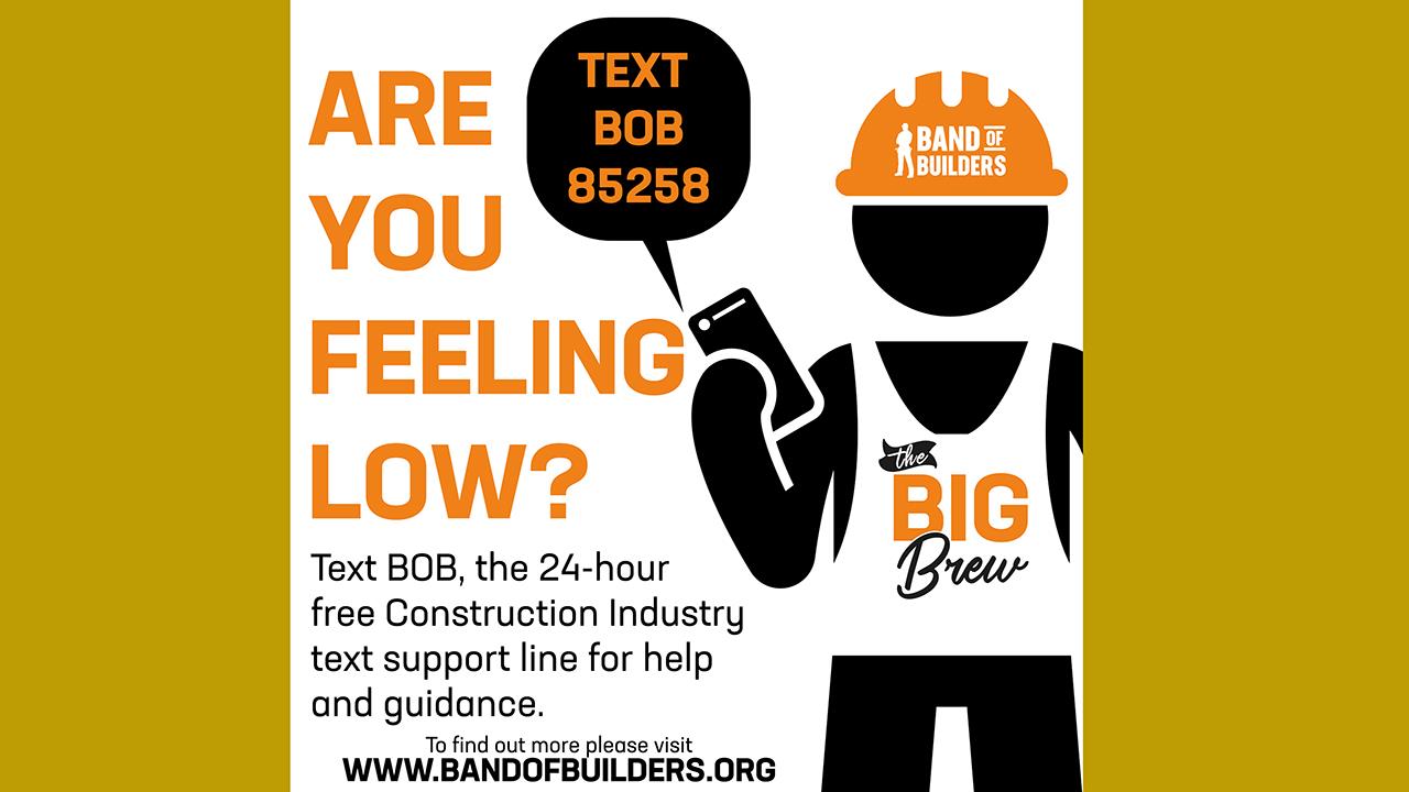 Band of Builders launches new mental health text service image