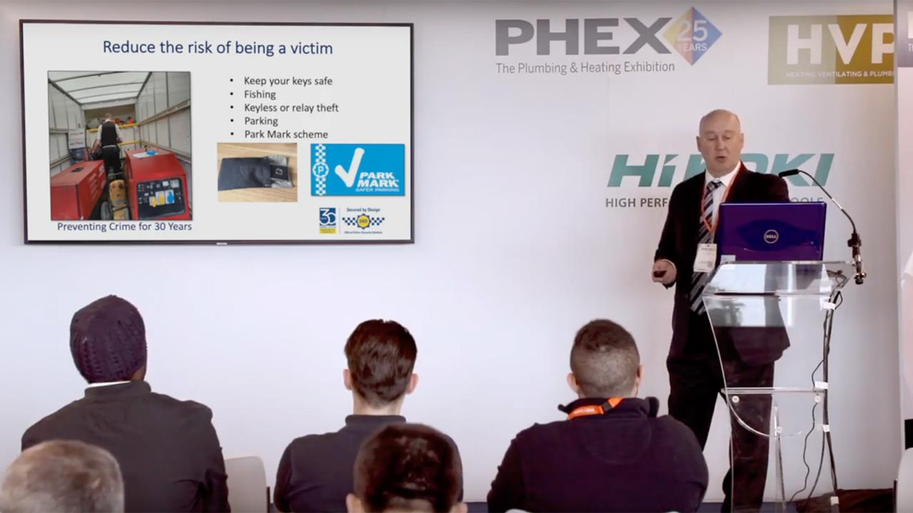 Reducing the risk of van crime with Secured by Design - PHEX Tottenham 2019 Seminar image