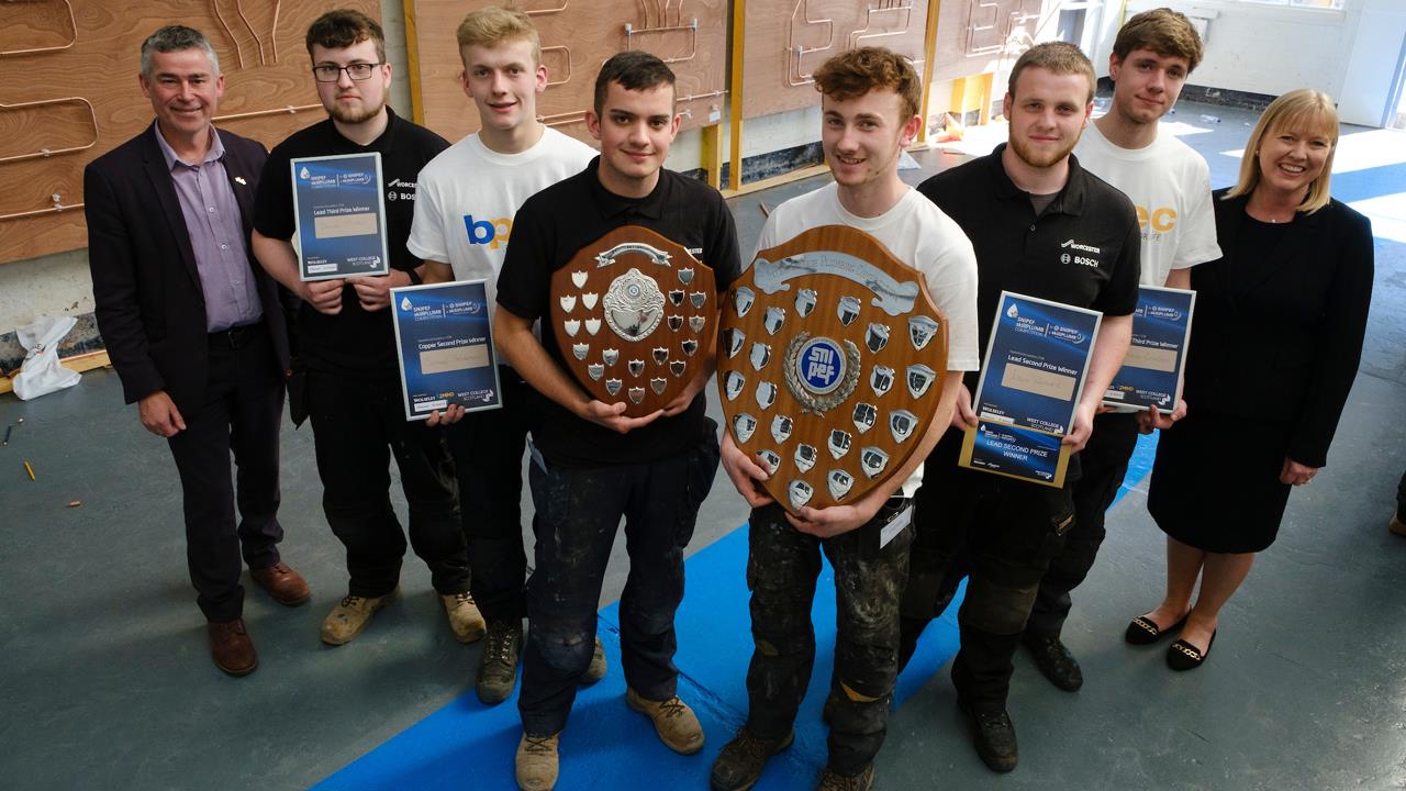 Perth apprentices top Scottish SkillPLUMB competition image