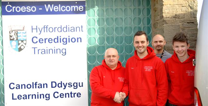 Aberystwyth plumbing apprentice wins gold medal image