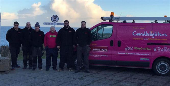 Candlelighters and Ariston set off on charity tour image